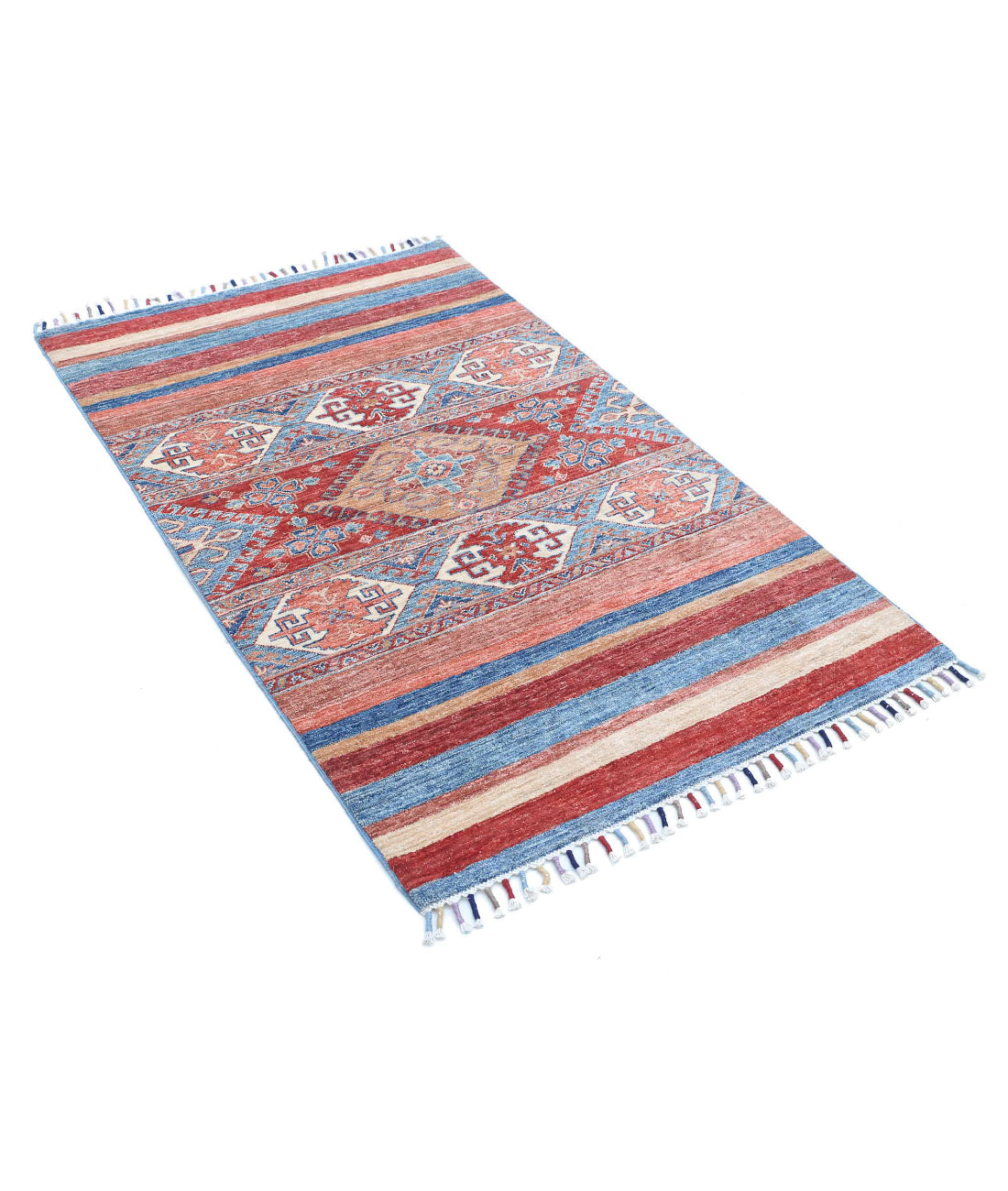 Khurjeen 3'1'' X 5'0'' Hand-Knotted Wool Rug 3'1'' x 5'0'' (93 X 150) / Multi / Multi