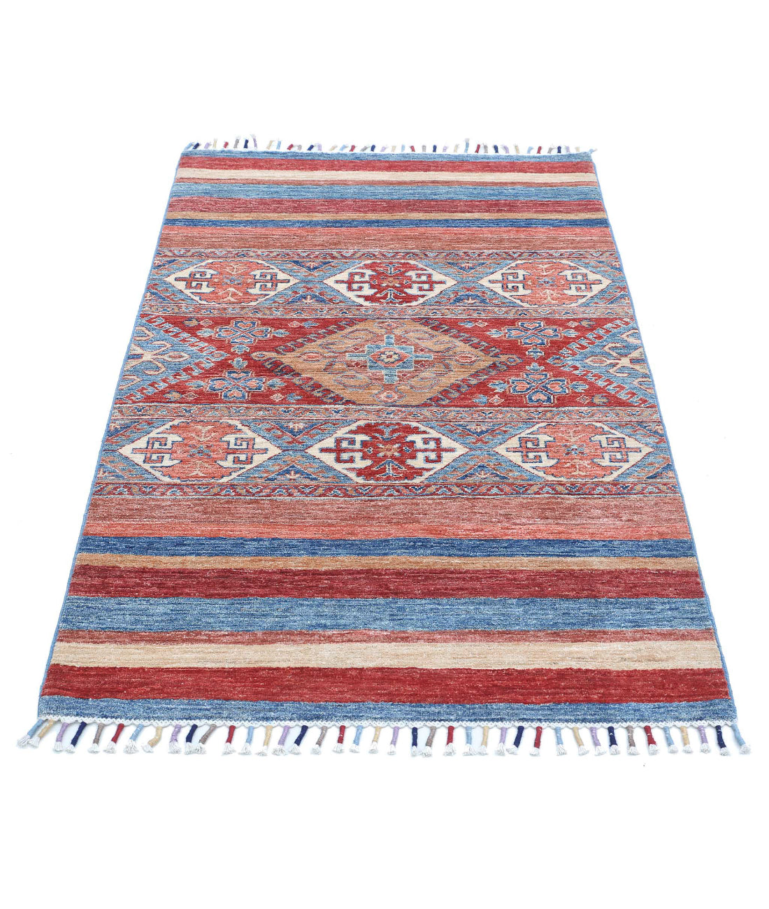 Khurjeen 3'1'' X 5'0'' Hand-Knotted Wool Rug 3'1'' x 5'0'' (93 X 150) / Multi / Multi