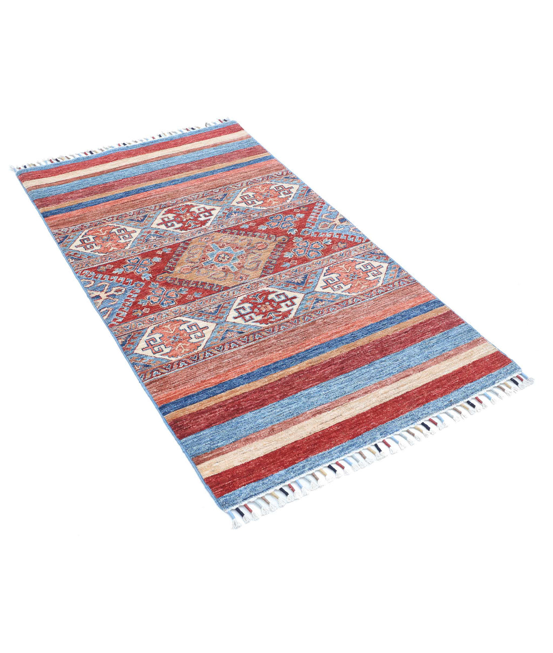 Khurjeen 2'11'' X 5'0'' Hand-Knotted Wool Rug 2'11'' x 5'0'' (88 X 150) / Multi / Multi