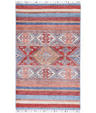 Khurjeen 2'11'' X 5'0'' Hand-Knotted Wool Rug 2'11'' x 5'0'' (88 X 150) / Multi / Multi