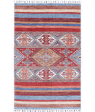 Khurjeen 3'0'' X 4'10'' Hand-Knotted Wool Rug 3'0'' x 4'10'' (90 X 145) / Multi / Multi