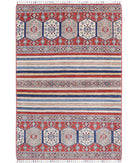 Khurjeen 3'11'' X 5'10'' Hand-Knotted Wool Rug 3'11'' x 5'10'' (118 X 175) / Multi / Multi