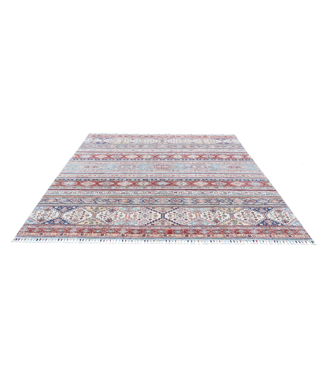 Khurjeen 7'10'' X 8'10'' Hand-Knotted Wool Rug 7'10'' x 8'10'' (235 X 265) / Multi / Multi