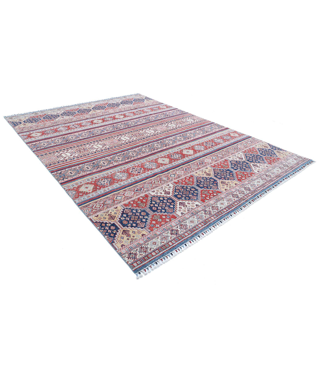 Khurjeen 8'7'' X 11'11'' Hand-Knotted Wool Rug 8'7'' x 11'11'' (258 X 358) / Multi / Multi