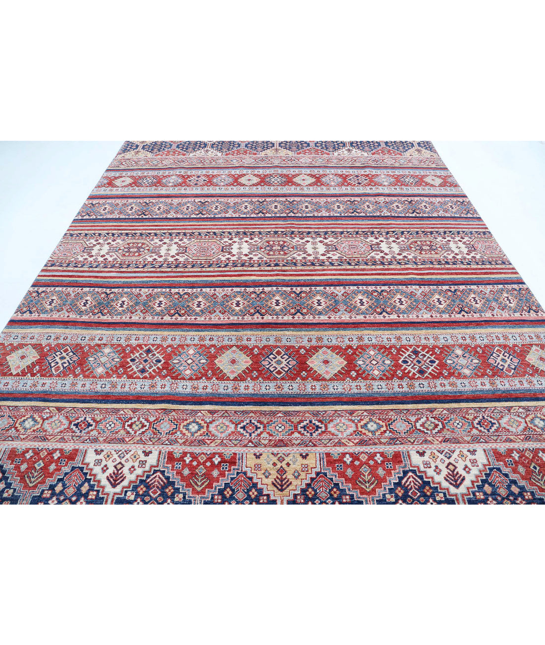 Khurjeen 8'7'' X 11'11'' Hand-Knotted Wool Rug 8'7'' x 11'11'' (258 X 358) / Multi / Multi