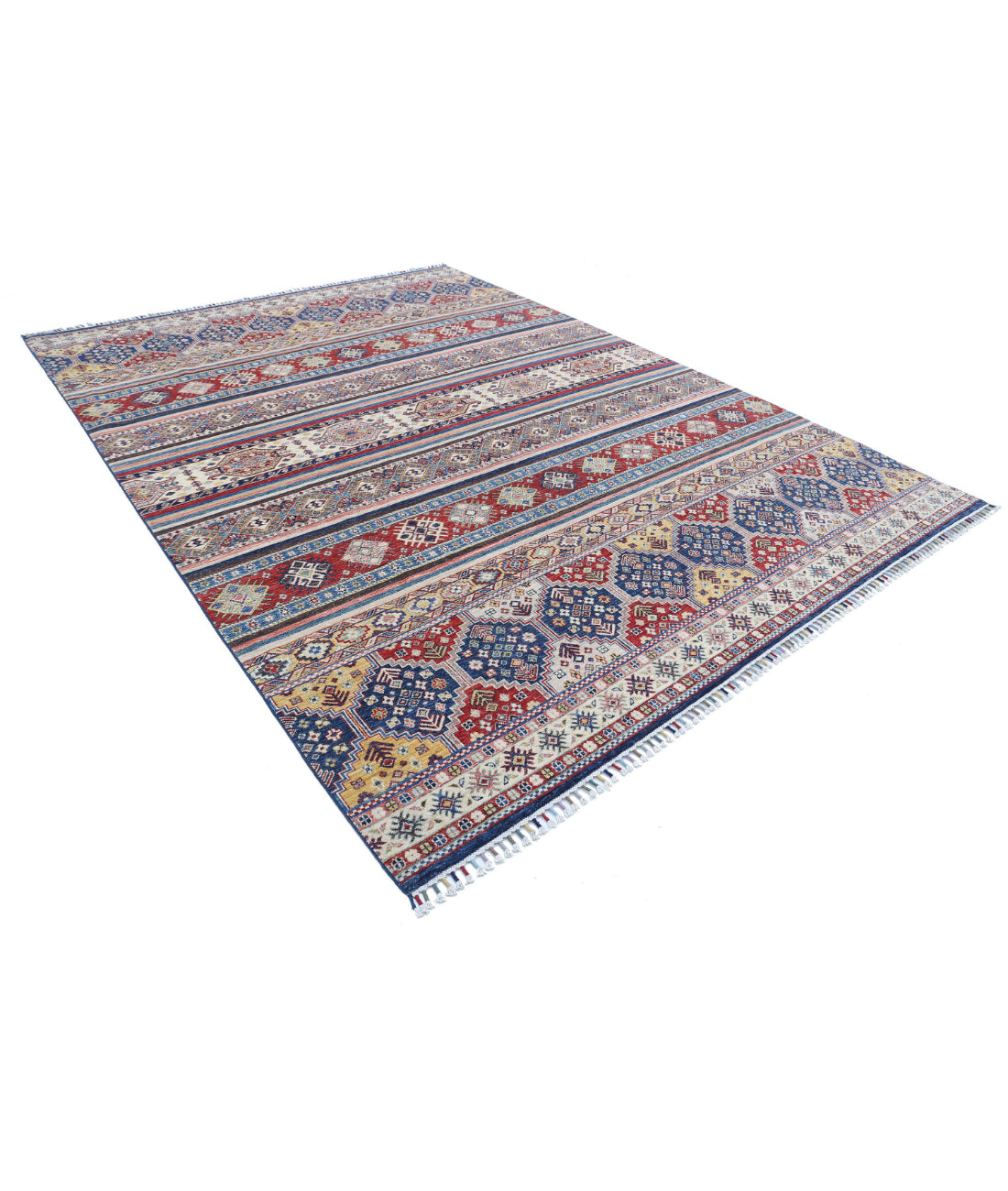 Khurjeen 8'8'' X 11'8'' Hand-Knotted Wool Rug 8'8'' x 11'8'' (260 X 350) / Multi / Multi