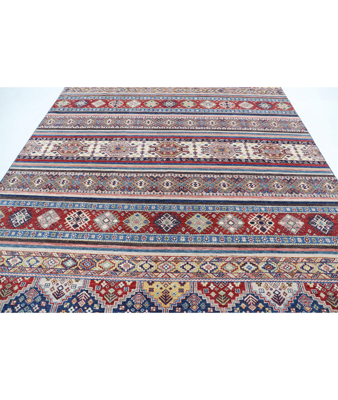 Khurjeen 8'8'' X 11'8'' Hand-Knotted Wool Rug 8'8'' x 11'8'' (260 X 350) / Multi / Multi