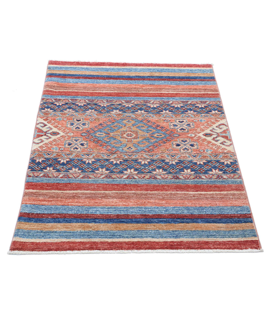 Khurjeen 2'9'' X 3'9'' Hand-Knotted Wool Rug 2'9'' x 3'9'' (83 X 113) / Multi / Multi