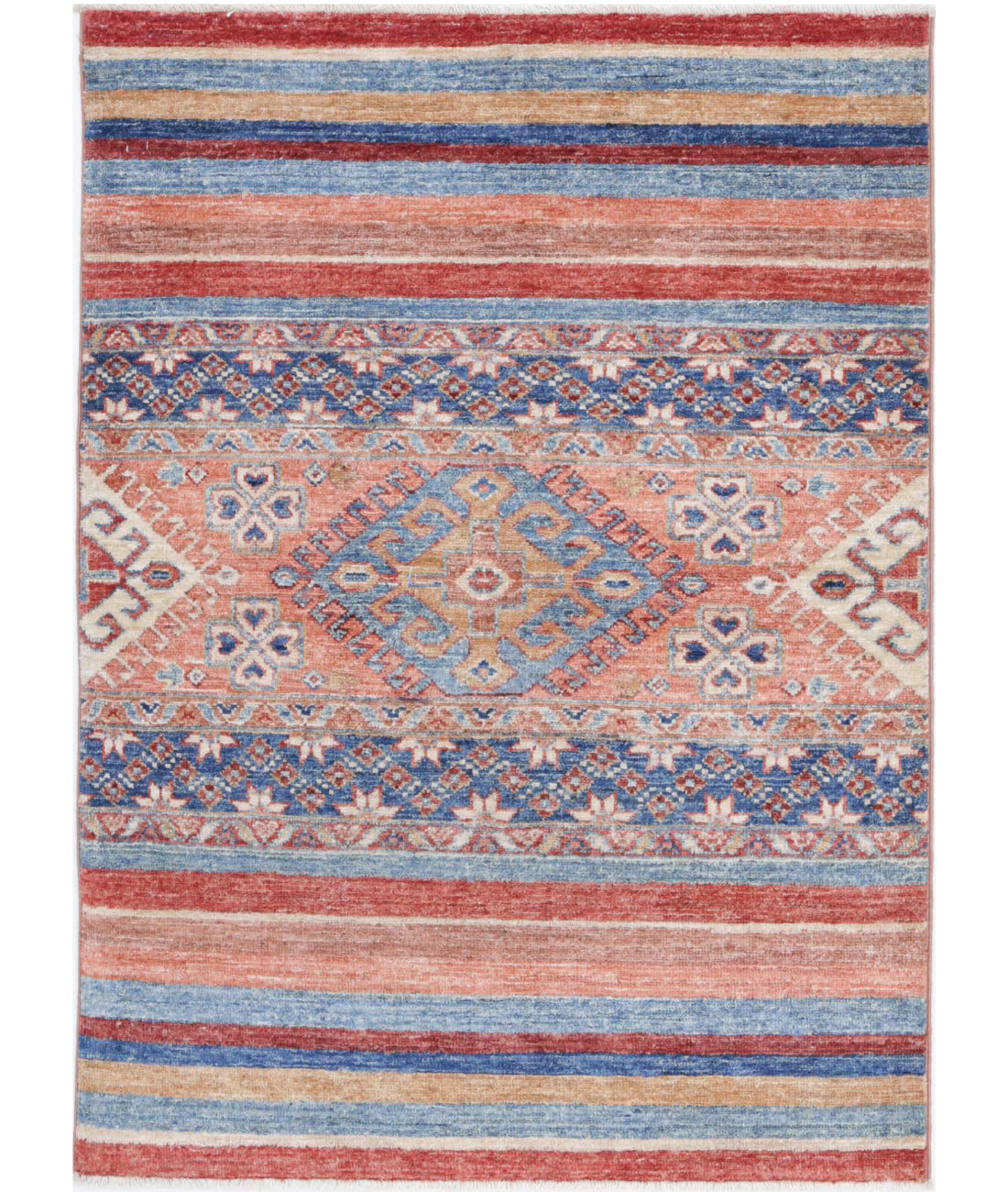 Khurjeen 2'9'' X 3'9'' Hand-Knotted Wool Rug 2'9'' x 3'9'' (83 X 113) / Multi / Multi