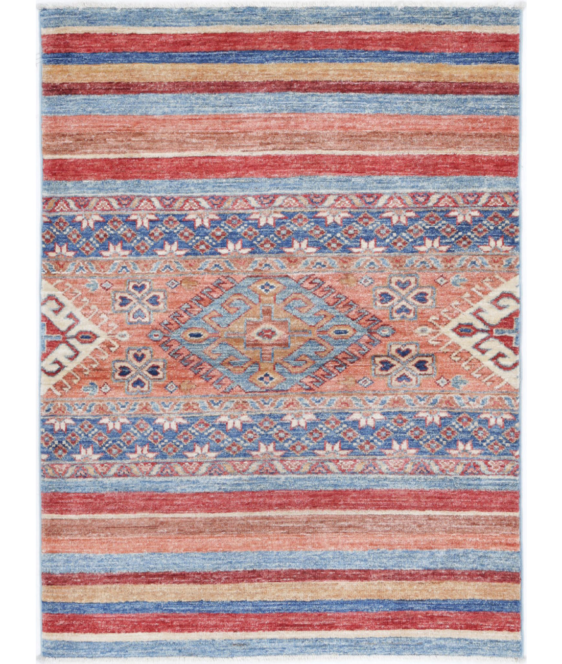 Khurjeen 2'9'' X 3'8'' Hand-Knotted Wool Rug 2'9'' x 3'8'' (83 X 110) / Multi / Multi