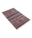 Khurjeen 2'8'' X 4'0'' Hand-Knotted Wool Rug 2'8'' x 4'0'' (80 X 120) / Multi / Multi