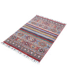 Khurjeen 2'8'' X 4'0'' Hand-Knotted Wool Rug 2'8'' x 4'0'' (80 X 120) / Multi / Multi