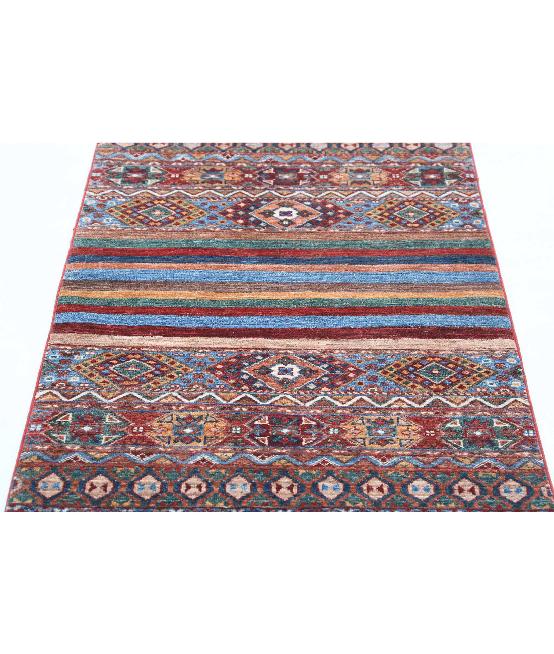 Khurjeen 2'8'' X 4'0'' Hand-Knotted Wool Rug 2'8'' x 4'0'' (80 X 120) / Multi / Multi