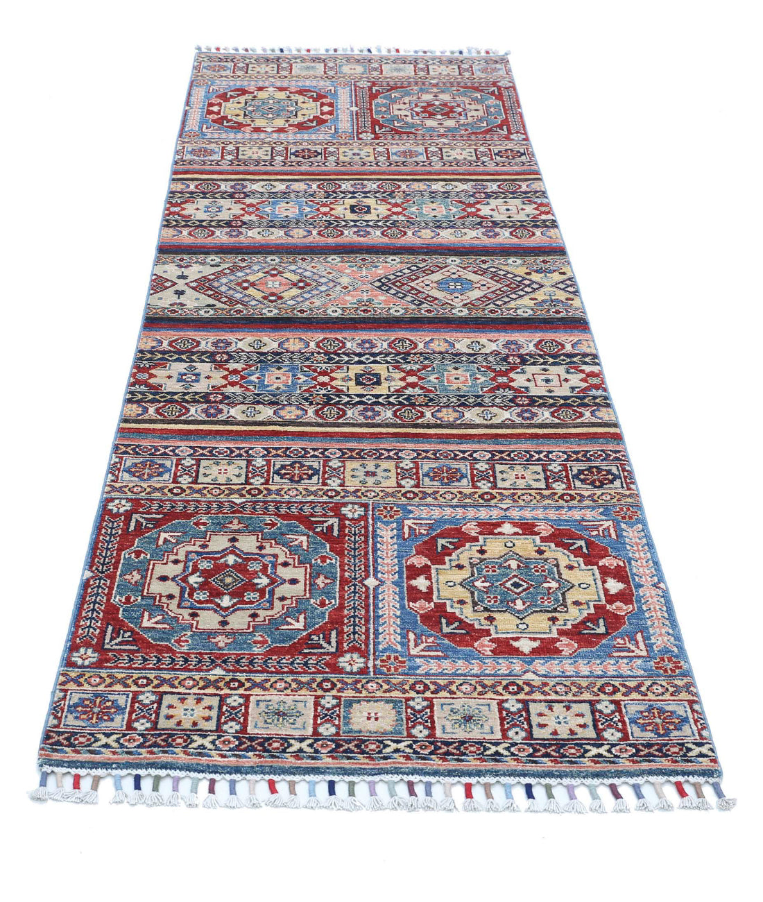 Khurjeen 2'8'' X 8'0'' Hand-Knotted Wool Rug 2'8'' x 8'0'' (80 X 240) / Multi / Multi