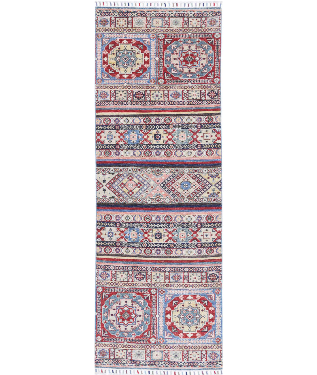 Khurjeen 2'8'' X 8'0'' Hand-Knotted Wool Rug 2'8'' x 8'0'' (80 X 240) / Multi / Multi