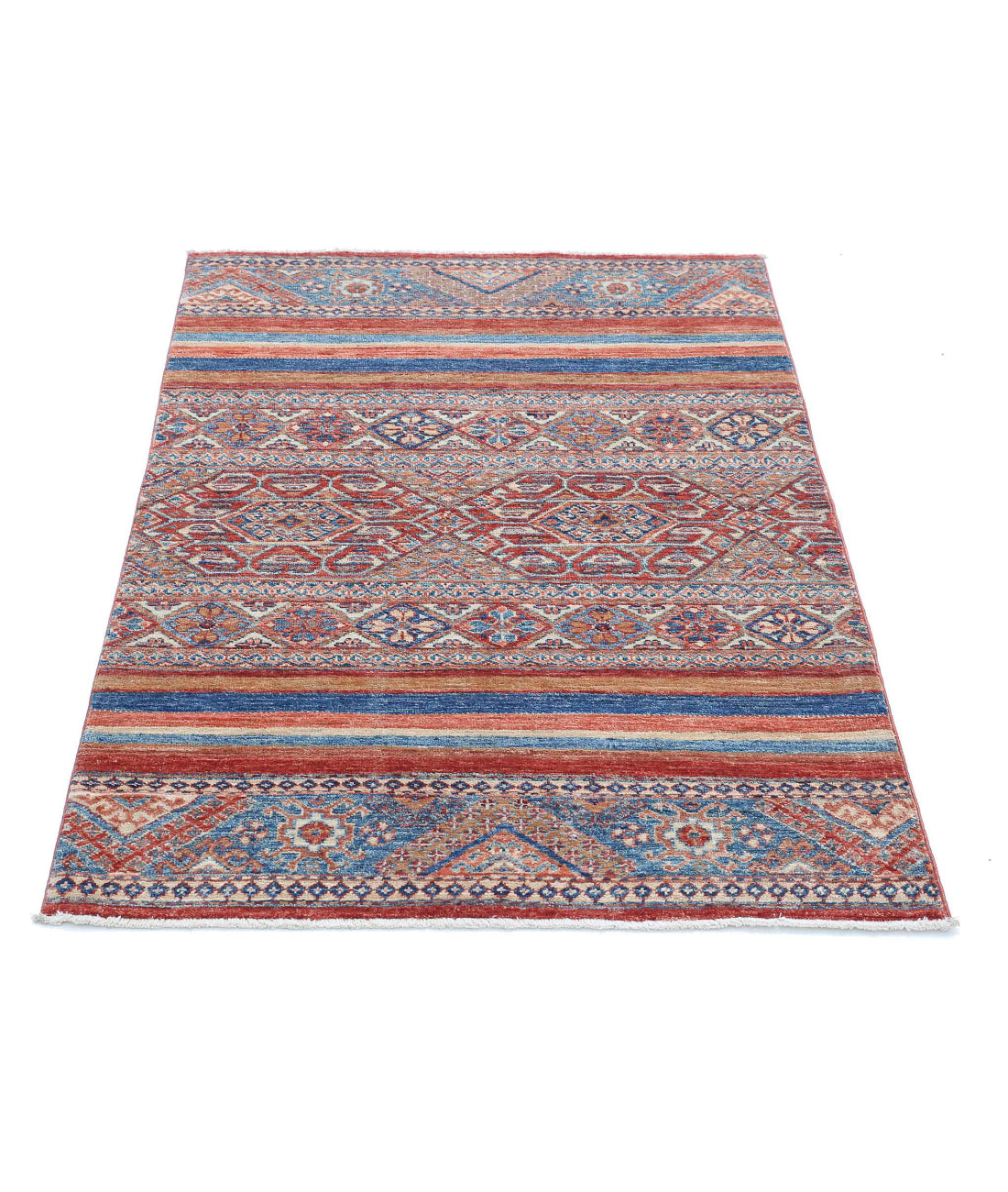 Khurjeen 2'11'' X 4'4'' Hand-Knotted Wool Rug 2'11'' x 4'4'' (88 X 130) / Multi / Multi