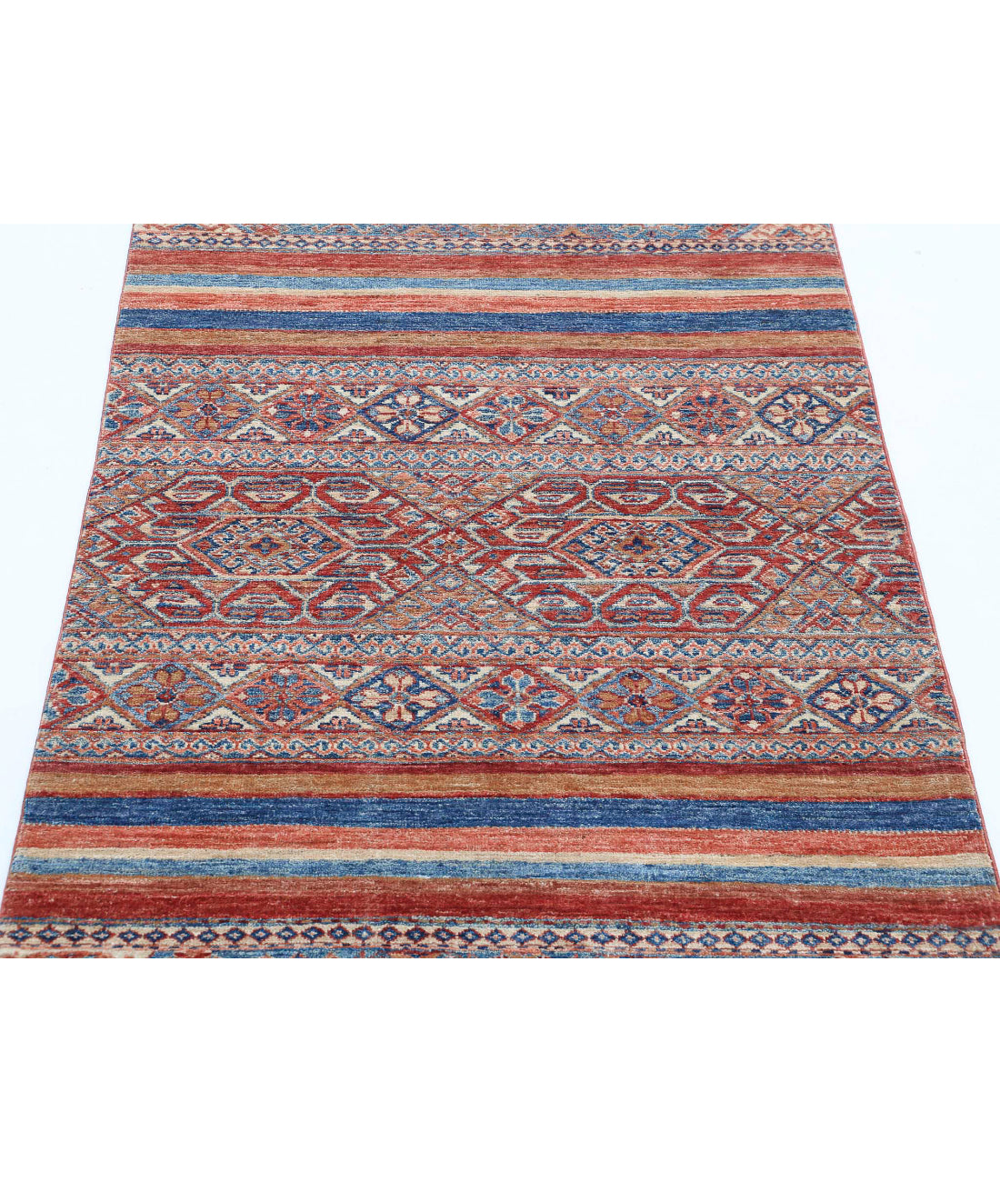 Khurjeen 2'11'' X 4'4'' Hand-Knotted Wool Rug 2'11'' x 4'4'' (88 X 130) / Multi / Multi