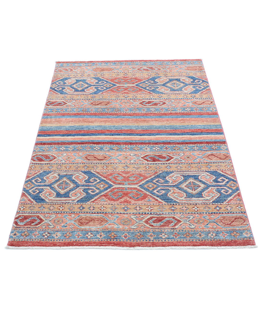 Khurjeen 3'2'' X 4'11'' Hand-Knotted Wool Rug 3'2'' x 4'11'' (95 X 148) / Multi / Multi