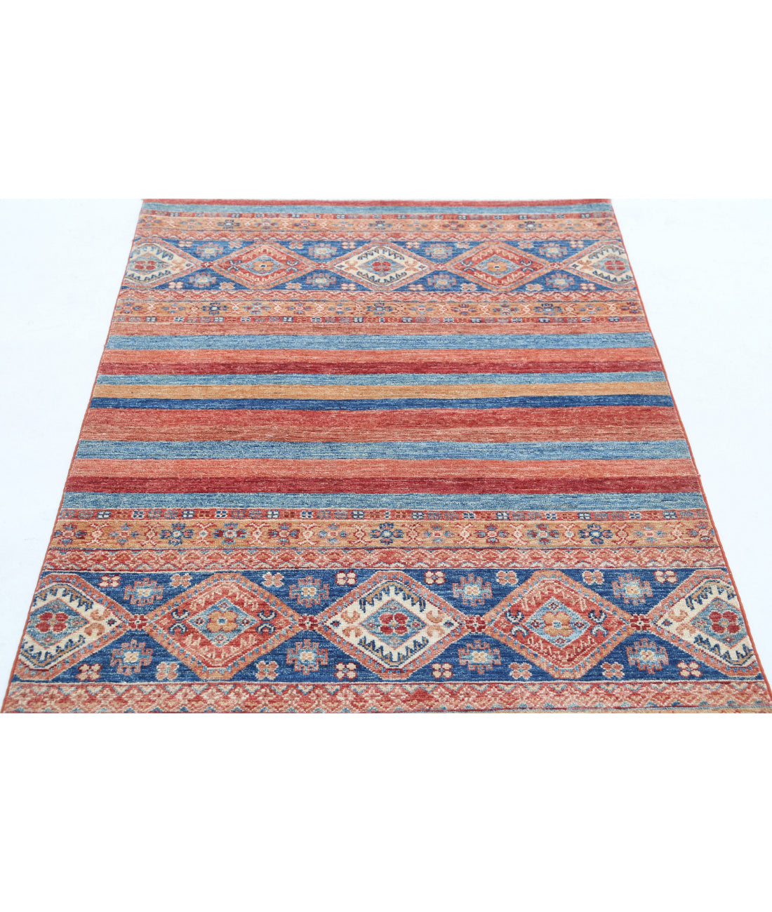 Khurjeen 3'4'' X 5'1'' Hand-Knotted Wool Rug 3'4'' x 5'1'' (100 X 153) / Multi / Multi