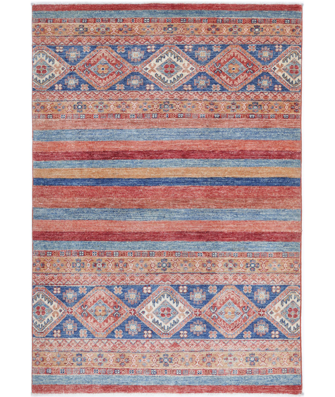 Khurjeen 3'4'' X 5'1'' Hand-Knotted Wool Rug 3'4'' x 5'1'' (100 X 153) / Multi / Multi