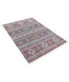 Khurjeen 4'0'' X 5'11'' Hand-Knotted Wool Rug 4'0'' x 5'11'' (120 X 178) / Multi / Multi