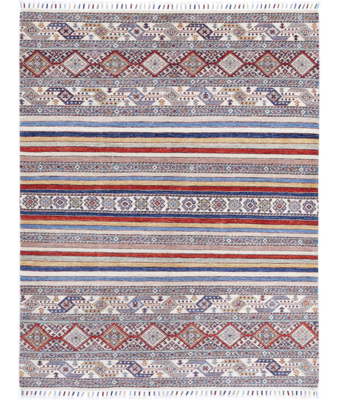 Khurjeen 4'10'' X 6'3'' Hand-Knotted Wool Rug 4'10'' x 6'3'' (145 X 188) / Multi / Multi