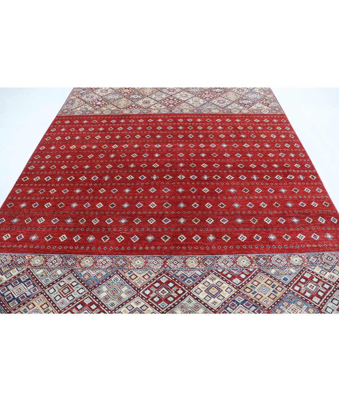 Khurjeen 7'9'' X 9'8'' Hand-Knotted Wool Rug 7'9'' x 9'8'' (233 X 290) / Multi / Multi