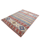 Khurjeen 5'6'' X 7'7'' Hand-Knotted Wool Rug 5'6'' x 7'7'' (165 X 228) / Multi / Multi