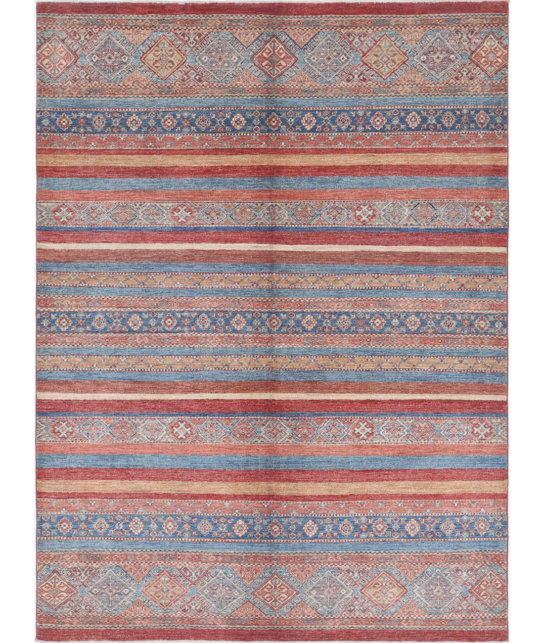 Khurjeen 5'7'' X 7'8'' Hand-Knotted Wool Rug 5'7'' x 7'8'' (168 X 230) / Multi / Multi