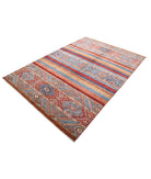 Khurjeen 5'8'' X 7'10'' Hand-Knotted Wool Rug 5'8'' x 7'10'' (170 X 235) / Multi / Multi