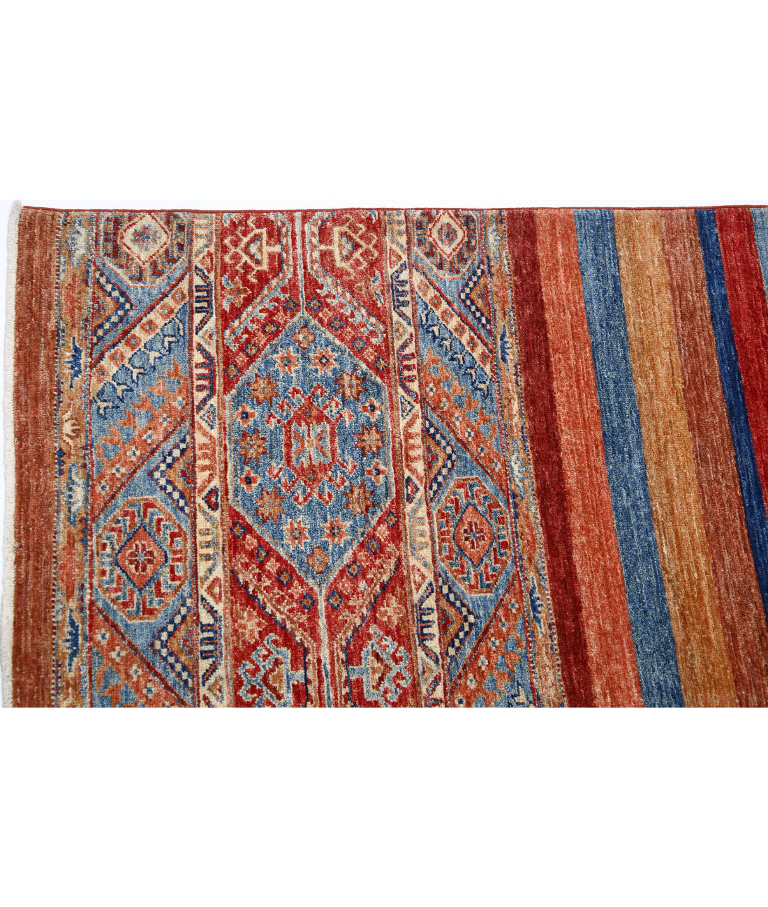 Khurjeen 5'8'' X 7'10'' Hand-Knotted Wool Rug 5'8'' x 7'10'' (170 X 235) / Multi / Multi