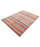 Khurjeen 5'6'' X 7'8'' Hand-Knotted Wool Rug 5'6'' x 7'8'' (165 X 230) / Multi / Multi