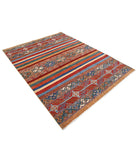 Khurjeen 5'9'' X 7'9'' Hand-Knotted Wool Rug 5'9'' x 7'9'' (173 X 233) / Multi / Multi