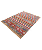 Khurjeen 5'9'' X 7'9'' Hand-Knotted Wool Rug 5'9'' x 7'9'' (173 X 233) / Multi / Multi