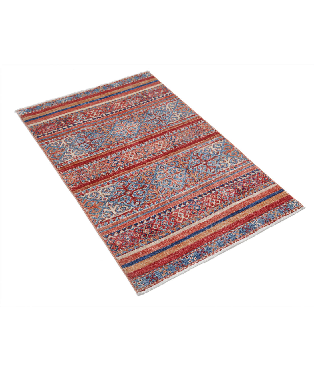 Khurjeen 2'7'' X 4'0'' Hand-Knotted Wool Rug 2'7'' x 4'0'' (78 X 120) / Multi / Multi