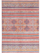 Khurjeen 5' 7" X 8' 1" Hand-Knotted Wool Rug 5' 7" X 8' 1" (170 X 246) / Multi / Multi