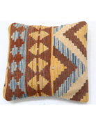 Pillows 1' 5" X 1' 5" Hand-Woven Wool Pillow 1' 5" X 1' 5" (43 X 43) / Multi / Multi