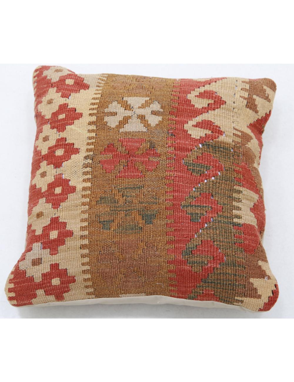 Pillows 1' 5" X 1' 5" Hand-Woven Wool Pillow 1' 5" X 1' 5" (43 X 43) / Multi / Multi