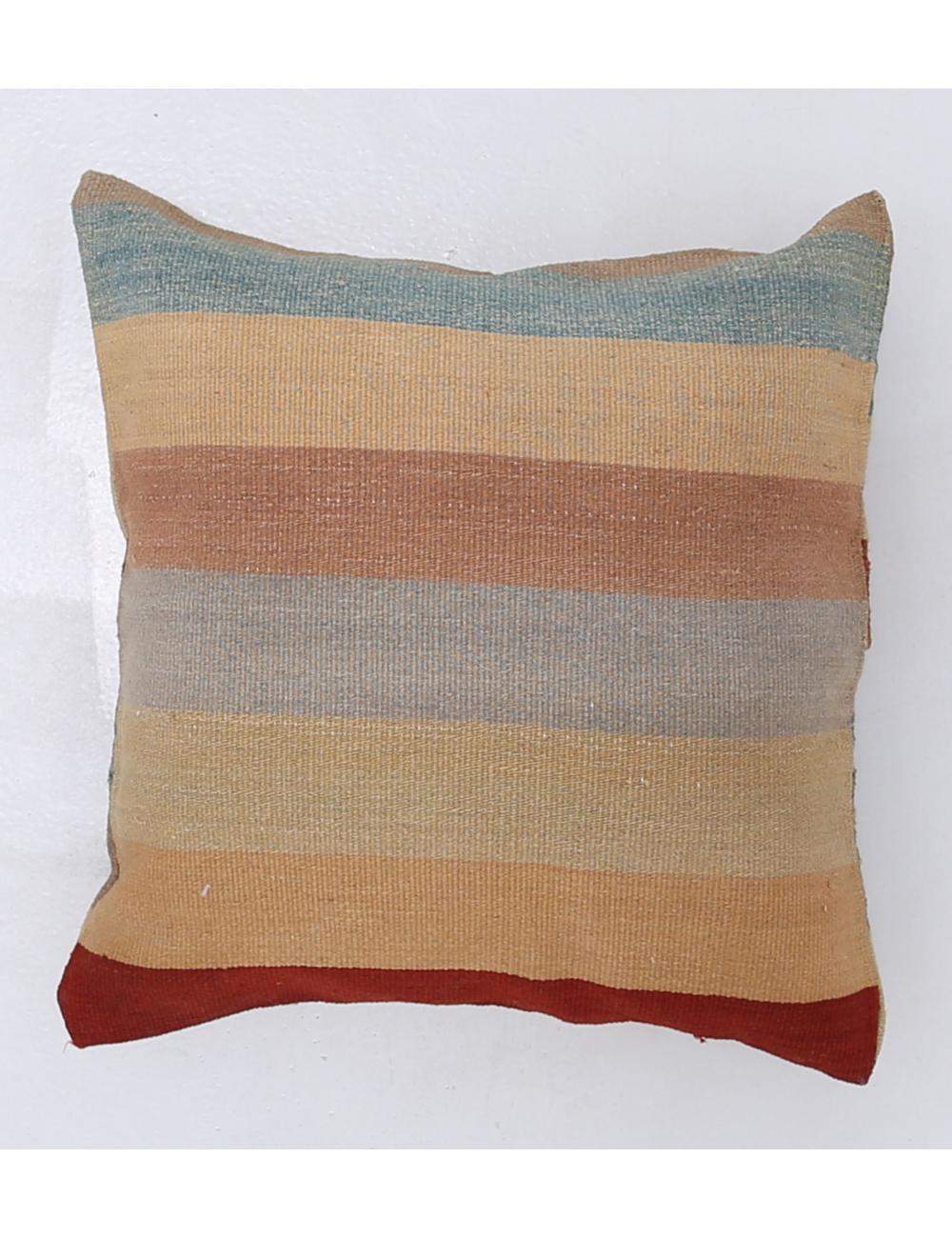 Pillows 1' 5" X 1' 5" Hand-Woven Wool Pillow 1' 5" X 1' 5" (43 X 43) / Multi / Multi