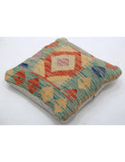 Pillows 1' 5" X 1' 5" Hand-Woven Wool Pillow 1' 5" X 1' 5" (43 X 43) / Multi / Multi