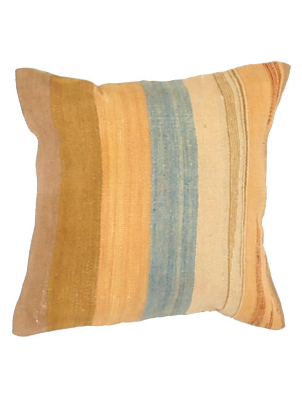 Pillows 1' 5" X 1' 5" Hand-Woven Wool Pillow 1' 5" X 1' 5" (43 X 43) / Multi / Multi