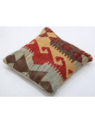 Pillows 1' 5" X 1' 5" Hand-Woven Wool Pillow 1' 5" X 1' 5" (43 X 43) / Multi / Multi