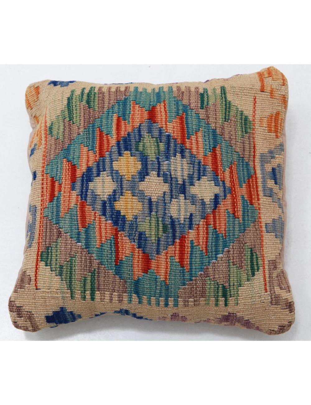 Pillows 1' 5" X 1' 5" Hand-Woven Wool Pillow 1' 5" X 1' 5" (43 X 43) / Multi / Multi