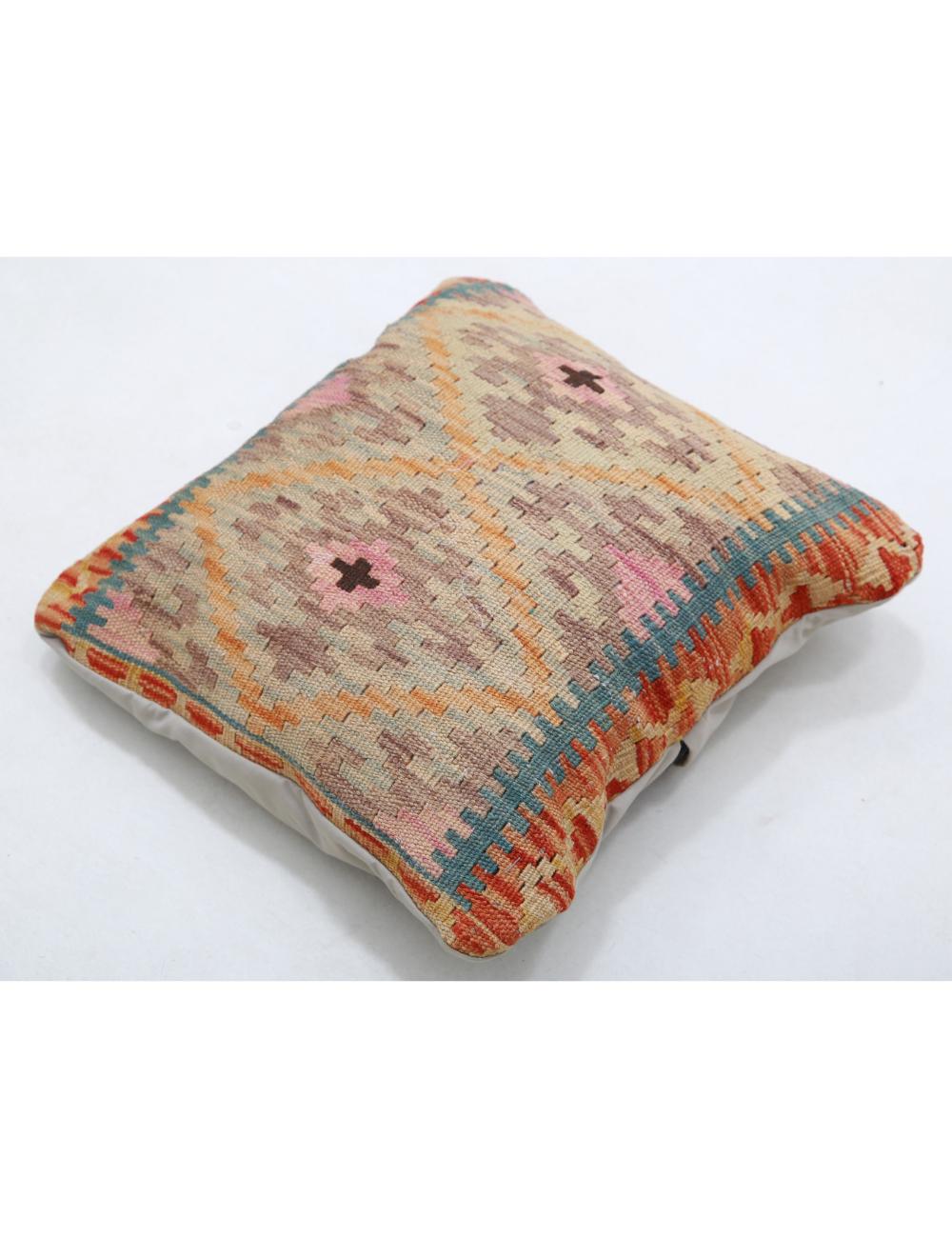 Pillows 1' 5" X 1' 5" Hand-Woven Wool Pillow 1' 5" X 1' 5" (43 X 43) / Multi / Multi