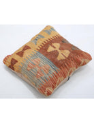 Pillows 1' 5" X 1' 5" Hand-Woven Wool Pillow 1' 5" X 1' 5" (43 X 43) / Multi / Multi