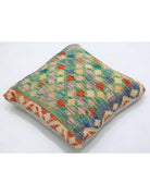 Pillows 1' 5" X 1' 5" Hand-Woven Wool Pillow 1' 5" X 1' 5" (43 X 43) / Multi / Multi