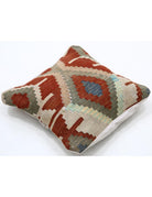 Pillows 1' 5" X 1' 5" Hand-Woven Wool Pillow 1' 5" X 1' 5" (43 X 43) / Multi / Multi