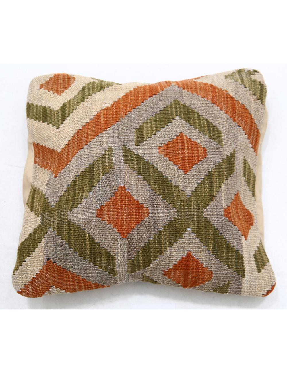 Pillows 1' 5" X 1' 5" Hand-Woven Wool Pillow 1' 5" X 1' 5" (43 X 43) / Multi / Multi