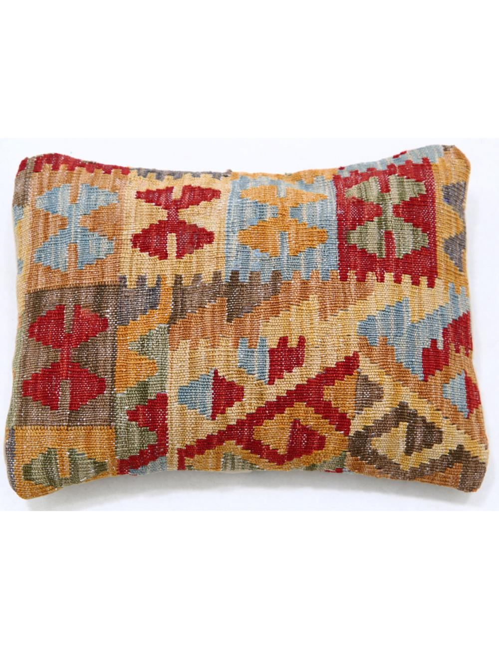 Pillows 1' 0" X 1' 5" Hand-Woven Wool Pillow 1' 0" X 1' 5" (30 X 43) / Multi / Multi