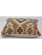 Pillows 1' 5" X 1' 5" Hand-Woven Wool Pillow 1' 5" X 1' 5" (43 X 43) / Multi / Multi